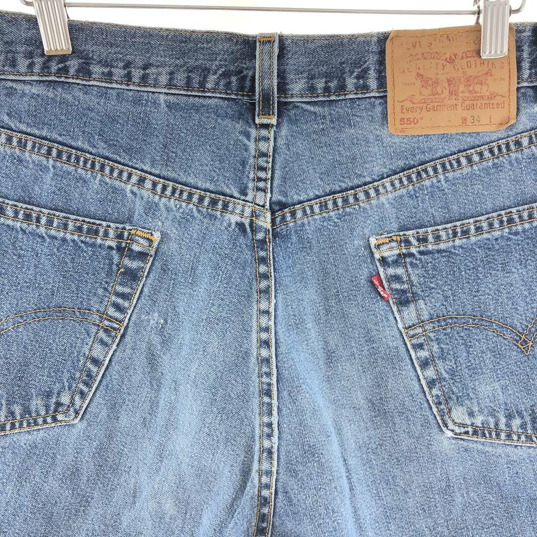 Levi's(リーバイス)の古着 90年代 リーバイス Levi's 550 RELAXED FIT デニムショーツ ショートパンツ メンズw34 ヴィンテージ /eaa382377 メンズのパンツ(ショートパンツ)の商品写真