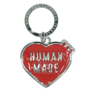 HUMAN MADE - HUMAN MADE ヒューマンメイド キーホルダー HEART KEY CHARM ハート キーチャーム キーリング レッド シルバー系 レッド系【極上美品】【中古】