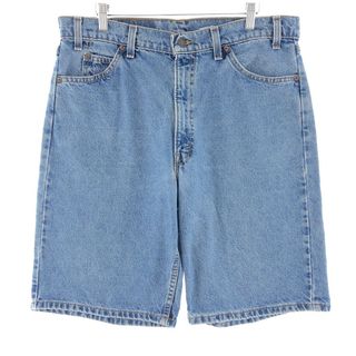 リーバイス(Levi's)の古着 90年代 リーバイス Levi's 550 RELAXED FIT デニムショーツ ハーフパンツ USA製 メンズw36 ヴィンテージ /eaa382385(ショートパンツ)