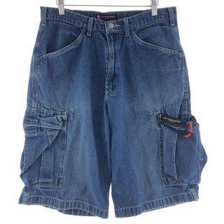 古着 ラルフローレン Ralph Lauren POLO JEANS COMPANY デニムカーゴショーツ ハーフパンツ メンズw32 /eaa382635