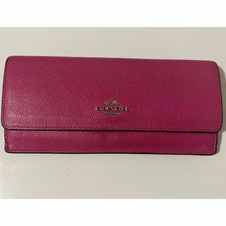 コーチ(COACH)のコーチ　長財布　ピンク(財布)