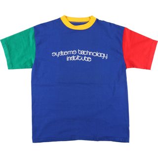 古着 クレイジーパターン プリントTシャツ メンズM /eaa433098(Tシャツ/カットソー(半袖/袖なし))