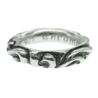 クロムハーツ(Chrome Hearts)のCHROME HEARTS クロムハーツ（原本無） リング SCRL BAND スクロール バンド リング シルバー系【中古】(リング(指輪))