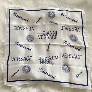 Gianni Versace - GIANNI VERSACE ジャンニヴェルサーチノベルティ　スカーフ　ホワイト