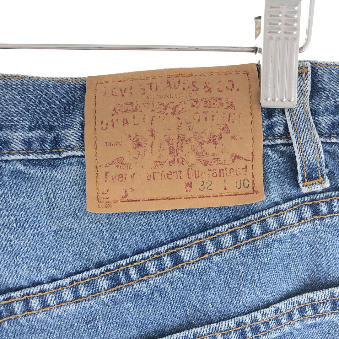 Levi's(リーバイス)の古着 00年代 リーバイス Levi's 550 RELAXED FIT デニムショーツ ハーフパンツ USA製 メンズw32 /eaa382713 メンズのパンツ(ショートパンツ)の商品写真