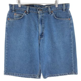 リーバイス(Levi's)の古着 90年代 リーバイス Levi's 550 RELAXED FIT デニムショーツ ハーフパンツ USA製 メンズw36 ヴィンテージ /eaa382716(ショートパンツ)