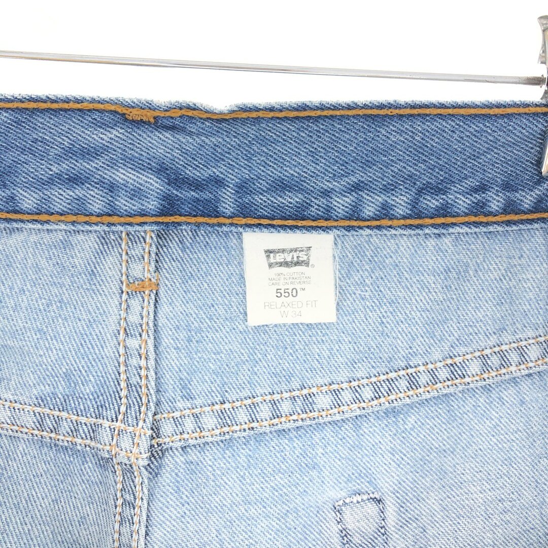 Levi's(リーバイス)の古着 リーバイス Levi's 550 RELAXED FIT デニムショーツ ショートパンツ メンズw34 /eaa382459 メンズのパンツ(ショートパンツ)の商品写真