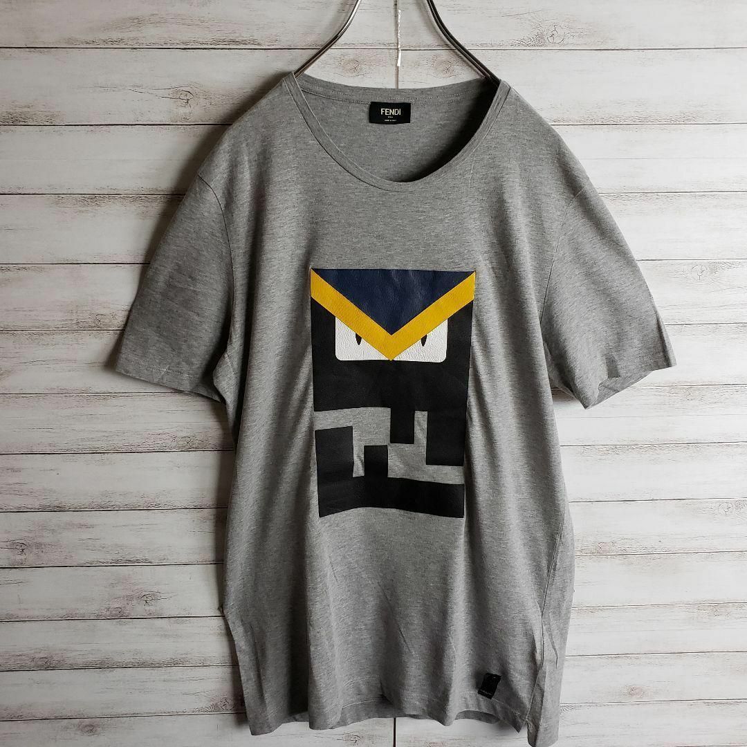 FENDI(フェンディ)の【最高デザイン】フェンディ モンスター バグズアイ ロゴT Tシャツ 52サイズ メンズのトップス(Tシャツ/カットソー(半袖/袖なし))の商品写真