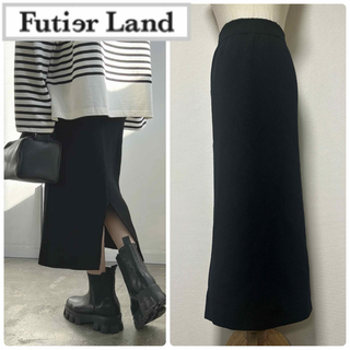 futier land - フューティアランド Futier Land スリットタイトニットスカート