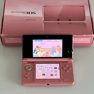 ニンテンドー3DS(ニンテンドー3DS)のニンテンドー3DS ピンク ポケモンバンク ポケムーバー(携帯用ゲーム機本体)