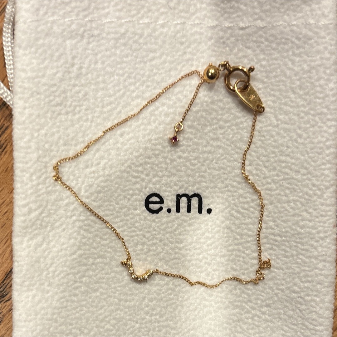 e.m.(イーエム)のe.m./ LE-AB48 ブレスレット 18K ダイヤモンド レディースのアクセサリー(ブレスレット/バングル)の商品写真