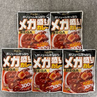 ハチ食品 - ハチ食品 メガ盛りカレー 甘口 300g×5袋セット