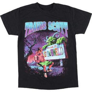 古着 TRAVIS SCOTT トラヴィススコット ASTRO WORLD バンドTシャツ バンT メンズS /eaa436273(Tシャツ/カットソー(半袖/袖なし))