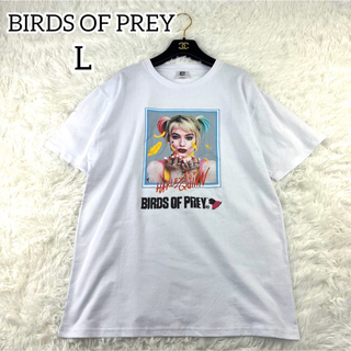 希少✨極美品　BIRDS OF PREY  ハーレクイン　Tシャツ　L 人気(Tシャツ(半袖/袖なし))