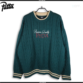 パタ(PATTA)のPATTA PREMIUM CABLE KNIT ニット セーターL (ニット/セーター)