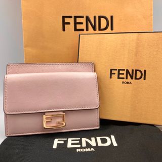 フェンディ(FENDI)の美品)フェンディ カードケース 小銭入れ バゲットFF パスケース(コインケース)