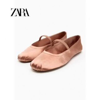 ザラ(ZARA)の【21時までTIME SALE！！】 新品ZARAバレエシューズ フラット靴 (バレエシューズ)