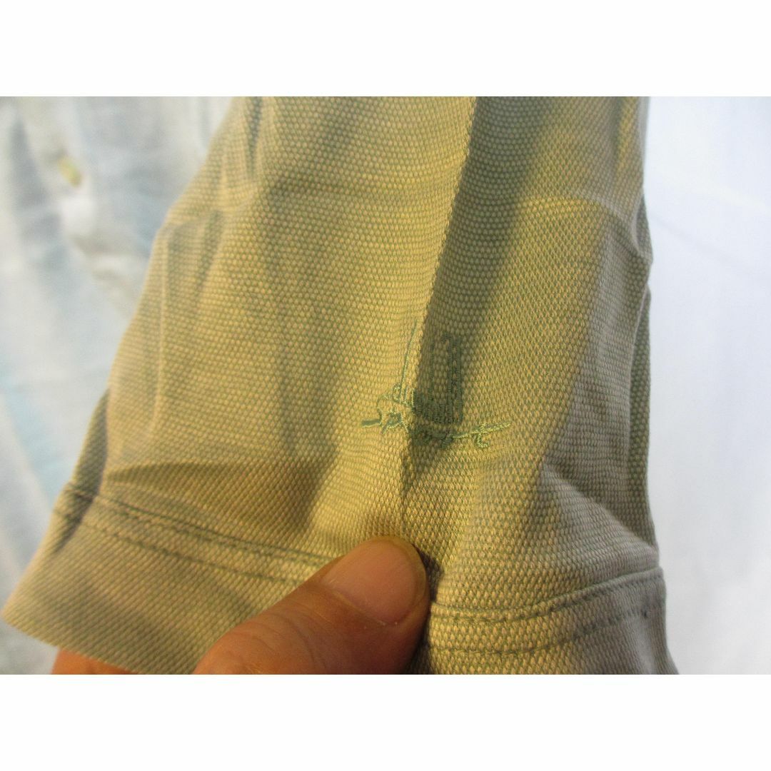 Dunhill(ダンヒル)のdunhill　ダンヒル　半袖　グリーン系　ポロシャツ　ゴルフクラブ　Lサイズ メンズのトップス(ポロシャツ)の商品写真