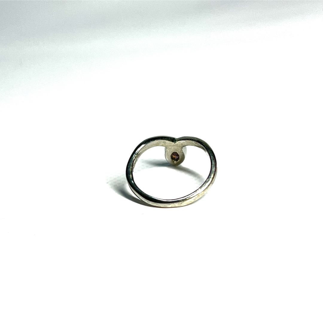 ピンククォーツ　リング　シルバー　指輪　鑑定済み　刻印有り レディースのアクセサリー(リング(指輪))の商品写真