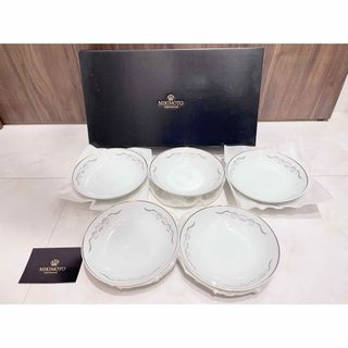 ミキモト(MIKIMOTO)のミキモト MIKIMOTO 小皿　5枚セット　パール柄　小鉢　新品未使用(食器)