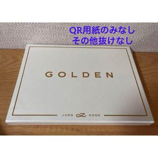 ボウダンショウネンダン(防弾少年団(BTS))のJUNGKOOK GOLDEN ジョングク ゴールデン アルバム 新品　ホワイト(K-POP/アジア)