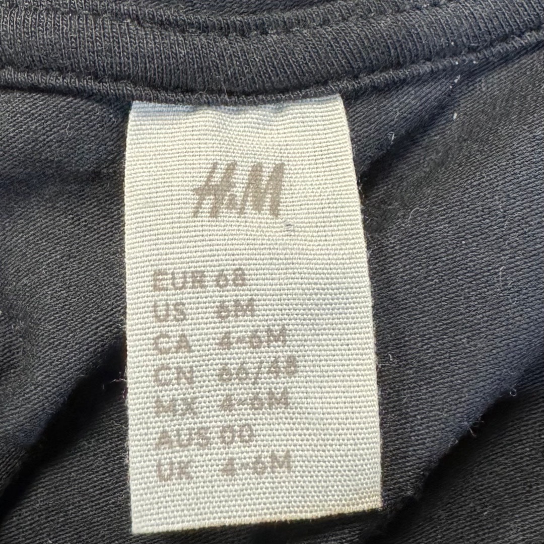 H&M(エイチアンドエム)のH&M黒チュールスカートワンピース キッズ/ベビー/マタニティのベビー服(~85cm)(ワンピース)の商品写真