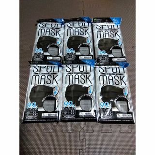 6袋セット/新品未開封/SPUN MASK/不織布マスク 裏地 ガーゼ(日用品/生活雑貨)