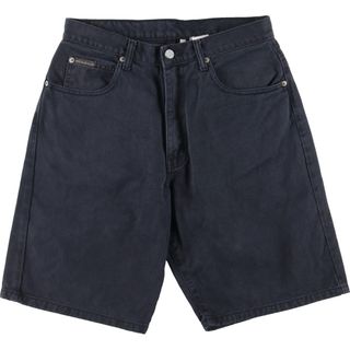 古着 カルバンクライン Calvin klein ブラックデニムショーツ ショートパンツ メンズw29 /eaa433291