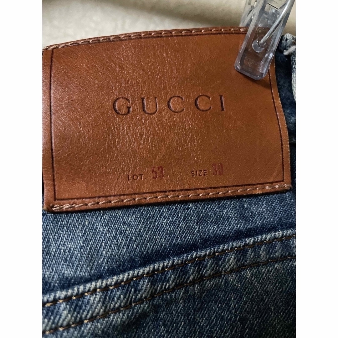 Gucci(グッチ)のGUCCI シンボル　テーパードデニムジーンズ メンズのパンツ(デニム/ジーンズ)の商品写真