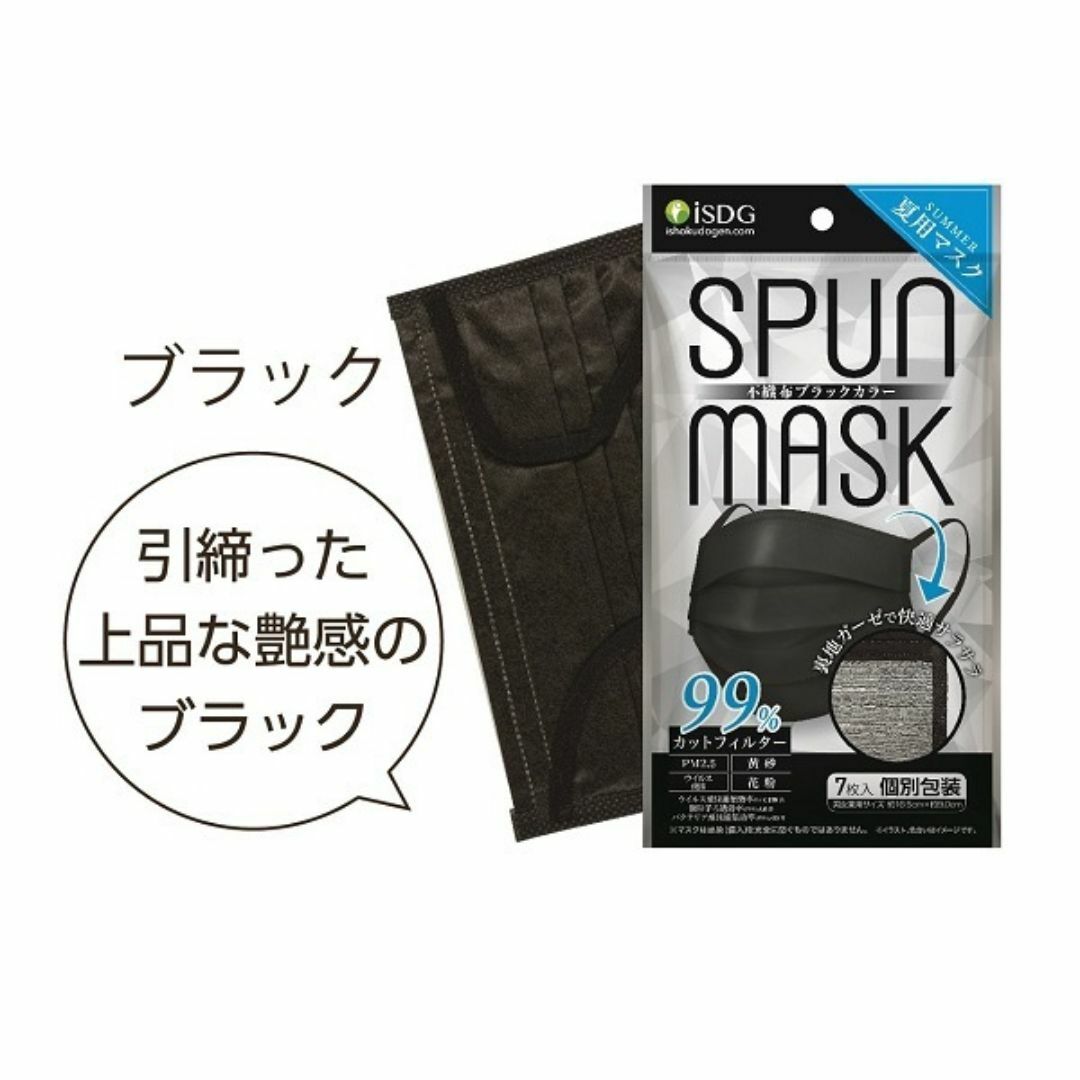 6袋セット/新品未開封/SPUN MASK/不織布マスク 裏地 ガーゼ インテリア/住まい/日用品の日用品/生活雑貨/旅行(日用品/生活雑貨)の商品写真