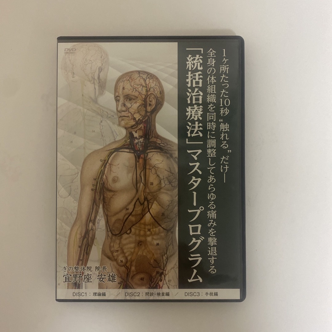整体DVD【統括治療法マスタープログラム】宜野座安雄 手技DVD 健康/医学 整体DVD【統括治療法マスタープログラム】宜野座安雄 手技DVD 健康/医学