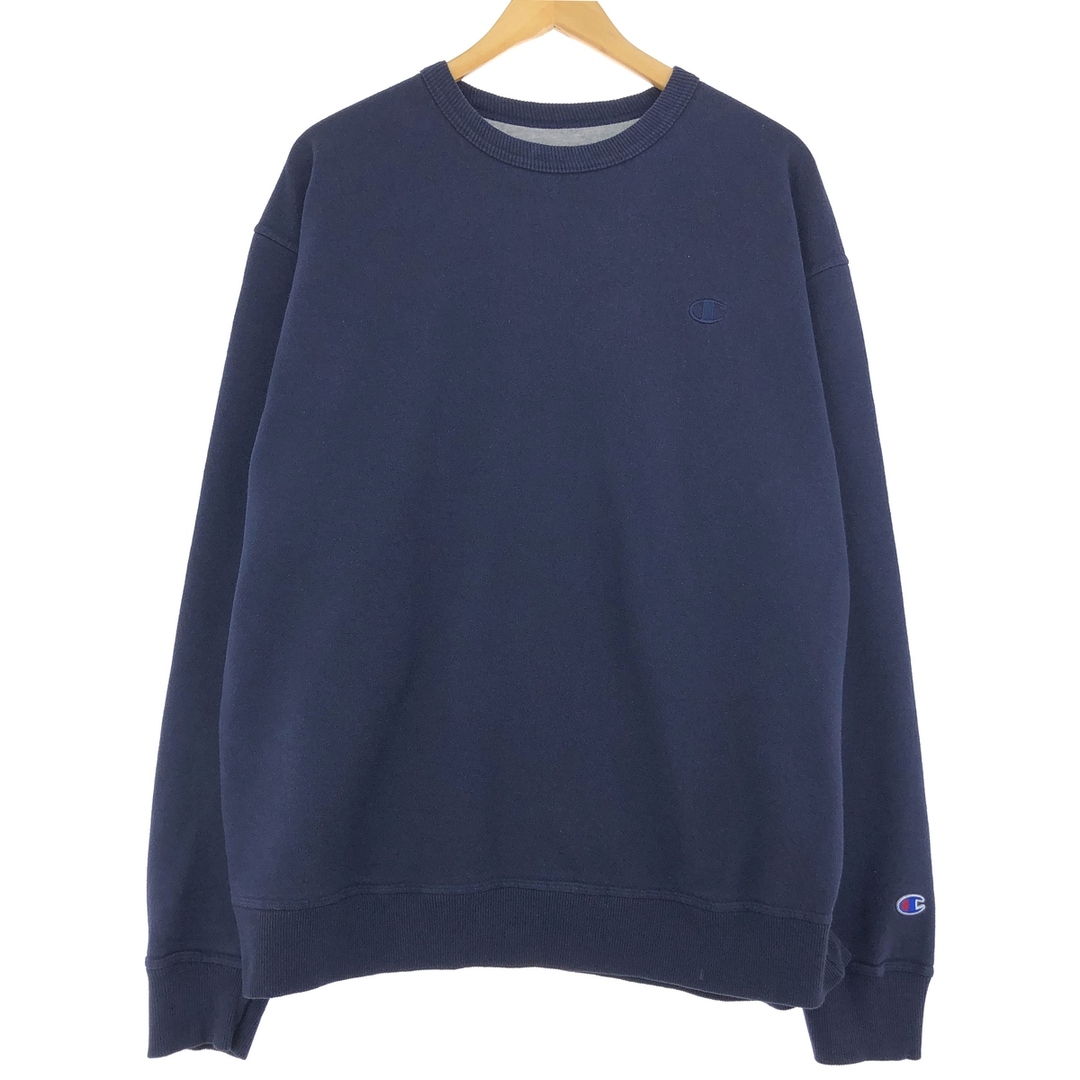 Champion(チャンピオン)の古着 チャンピオン Champion AUTHENTIC ワンポイントロゴスウェットシャツ トレーナー メンズXL /eaa369042 メンズのトップス(スウェット)の商品写真