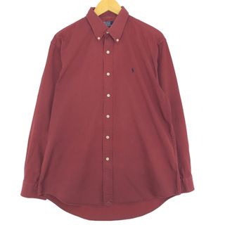 ラルフローレン(Ralph Lauren)の古着 ラルフローレン Ralph Lauren RALPH LAUREN 長袖 ボタンダウンシャツ メンズL /eaa433379(シャツ)