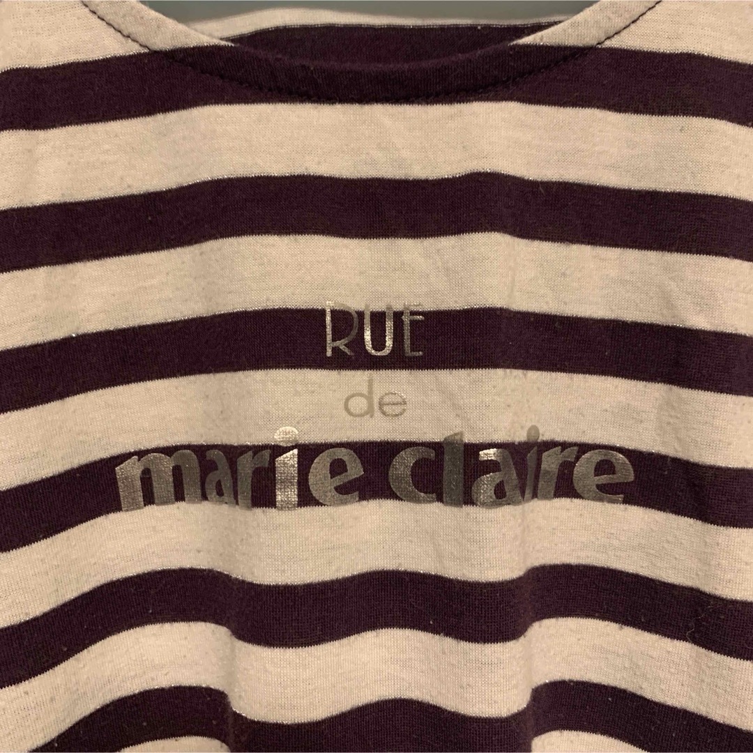 Marie Claire(マリクレール)のmarie claire Mサイズ　ボーダー長袖Tシャツ メンズのトップス(Tシャツ/カットソー(七分/長袖))の商品写真