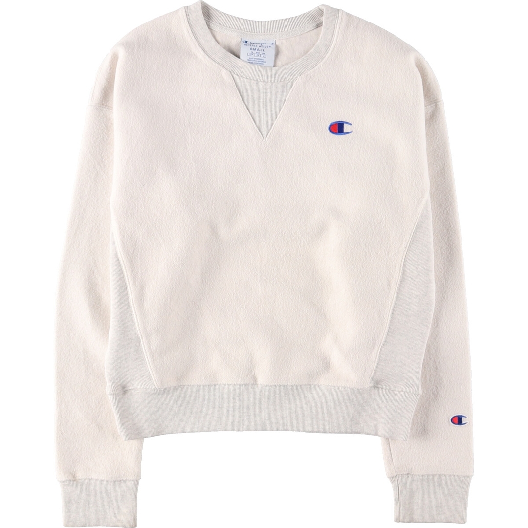 Champion(チャンピオン)の古着 チャンピオン Champion リバースウィーブ 復刻 単色タグ 表起毛 ワンポイントロゴスウェットシャツ トレーナー レディースS /eaa433160 レディースのトップス(トレーナー/スウェット)の商品写真