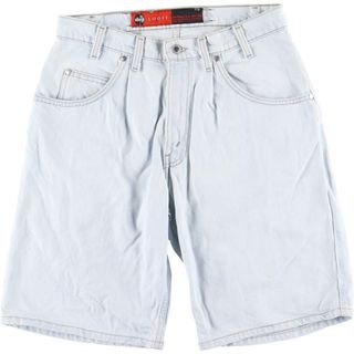 リーバイス(Levi's)の古着 90年代 リーバイス Levi's SILVER TAB シルバータブ LOOSE ルーズ デニムショーツ ハーフパンツ USA製 メンズw32 /eaa433268(ショートパンツ)