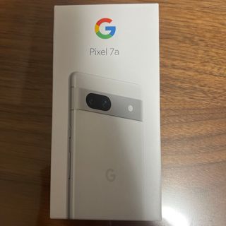 グーグルピクセル(Google Pixel)のpixel7a 新品未使用　ホワイト(スマートフォン本体)