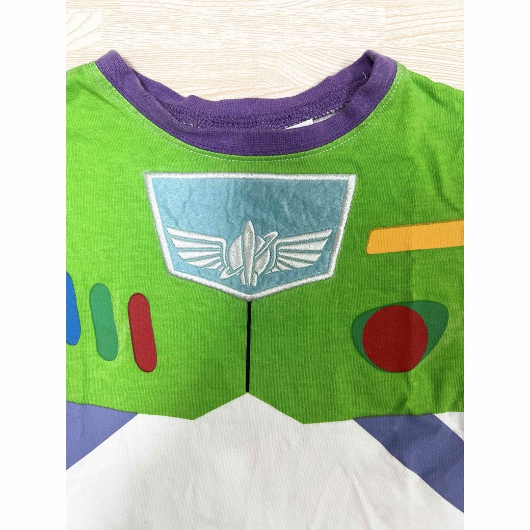 Disney(ディズニー)のバズ・ライトイヤー　なりきりTシャツ　Dハロ　100cm キッズ/ベビー/マタニティのキッズ服男の子用(90cm~)(Tシャツ/カットソー)の商品写真