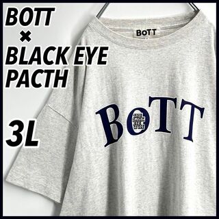 【限定コラボ‼】レア3L　BOTT×ブラックアイパッチ センターロゴ　Tシャツ(Tシャツ/カットソー(半袖/袖なし))