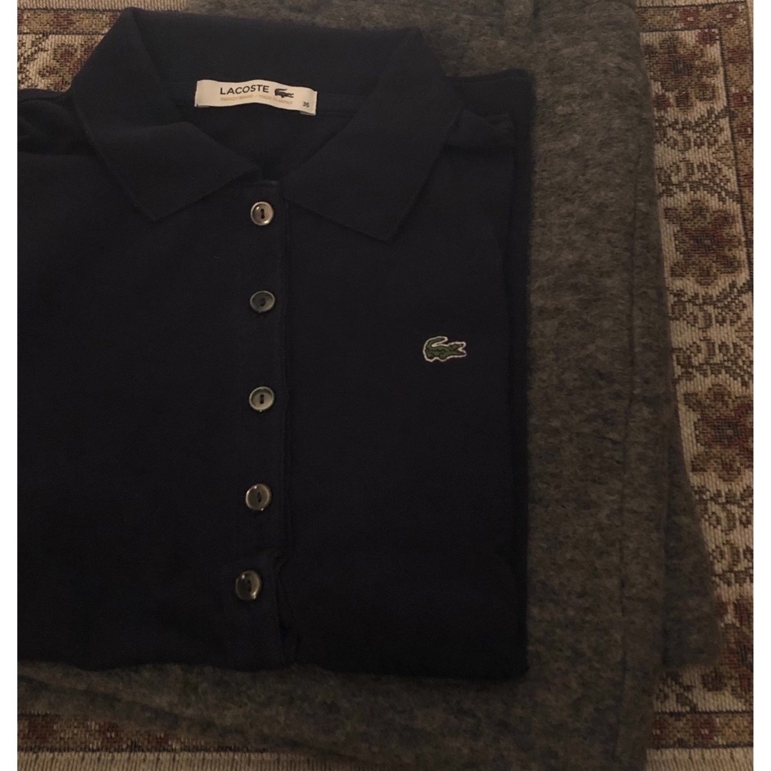 Lochie(ロキエ)のLACOSTE navy polo レディースのトップス(ポロシャツ)の商品写真