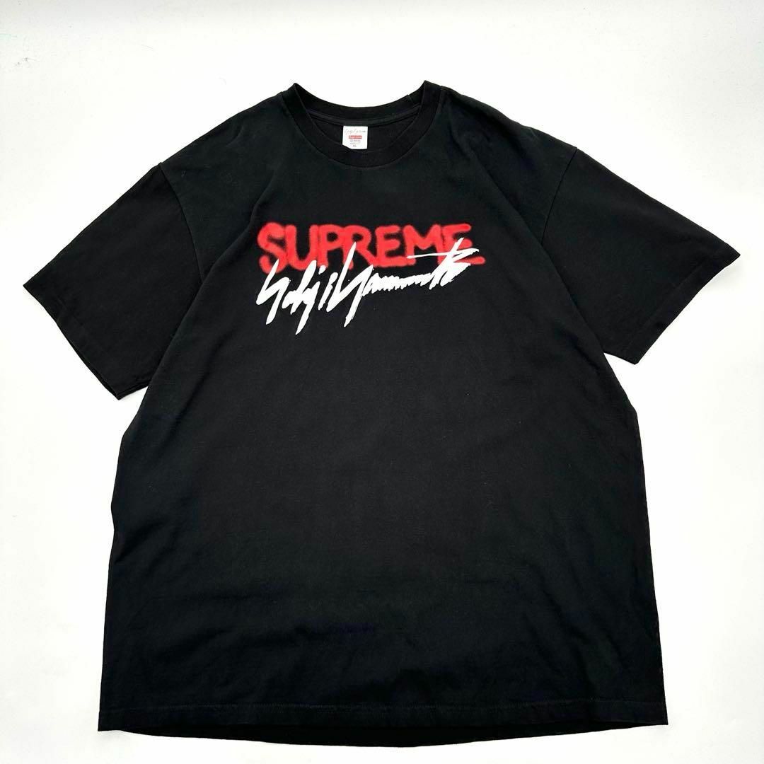 Supreme(シュプリーム)の【人気コラボ】希少XL　シュプリーム⭐️ヨウジヤマモト　センターロゴ　Tシャツ メンズのトップス(Tシャツ/カットソー(半袖/袖なし))の商品写真