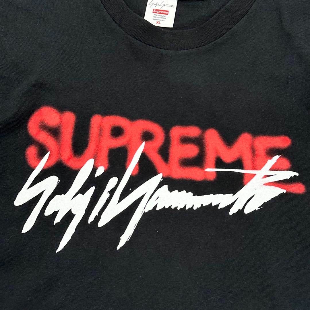 Supreme(シュプリーム)の【人気コラボ】希少XL　シュプリーム⭐️ヨウジヤマモト　センターロゴ　Tシャツ メンズのトップス(Tシャツ/カットソー(半袖/袖なし))の商品写真