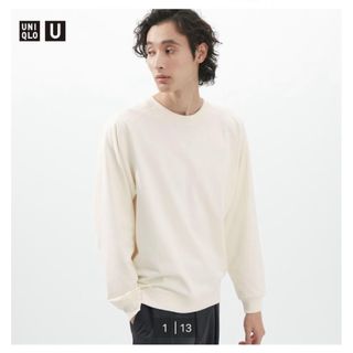 ユニクロ(UNIQLO)のUNIQLO Uライトウエイトスウェットシャツ(スウェット)