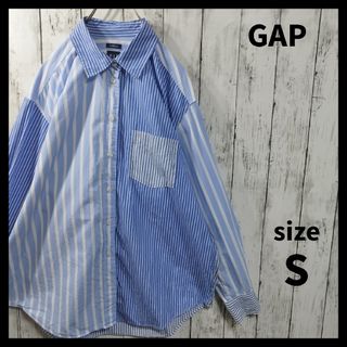 ギャップ(GAP)の【GAP】Mix Stripe Oversize Shirt　D840(シャツ/ブラウス(長袖/七分))