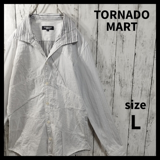 トルネードマート(TORNADO MART)の【TORNADO MART】Switching Dress Shirt　D841(シャツ)