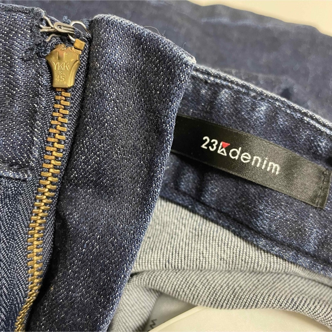 23区(ニジュウサンク)の23区 denim デニム フレア ロング スカート 40 美品 L レディースのスカート(ロングスカート)の商品写真