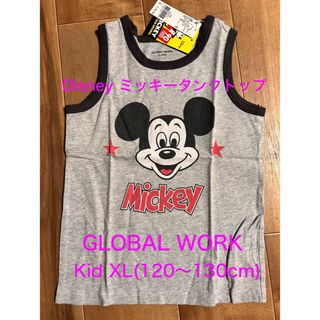 グローバルワーク(GLOBAL WORK)の新品未使用 GLOBAL WORK ディズニー タンクトップ キッズ XL(Tシャツ/カットソー)