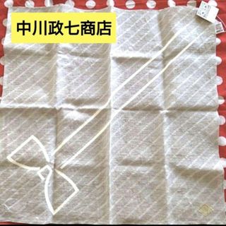 中川政七商店 - 中川政七商店 メンズ ハンカチ 前かけmotta グレー ストライプ タグ付き