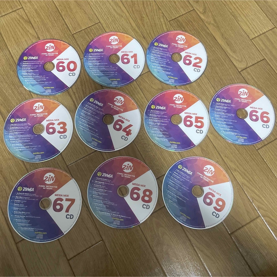 Zumba(ズンバ)のZUMBA CD60番台 エンタメ/ホビーのCD(クラブ/ダンス)の商品写真