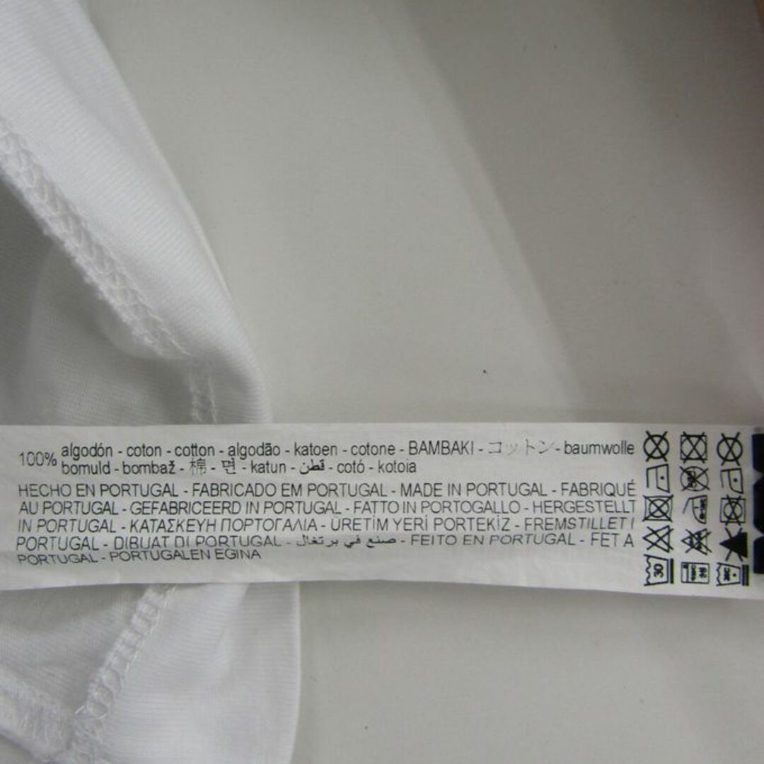 ZARA(ザラ)のザラ 半袖Tシャツ トップス カットソー メンズ Lサイズ ホワイト ZARA メンズのトップス(Tシャツ/カットソー(半袖/袖なし))の商品写真